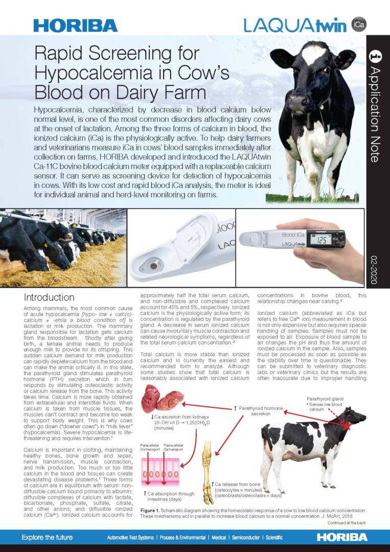 02-2020__Application_Note_-_Rapid_Screening_for_Hypocalcemia_in_Cow_s_Blood_on_Dairy_Farm_Page_1