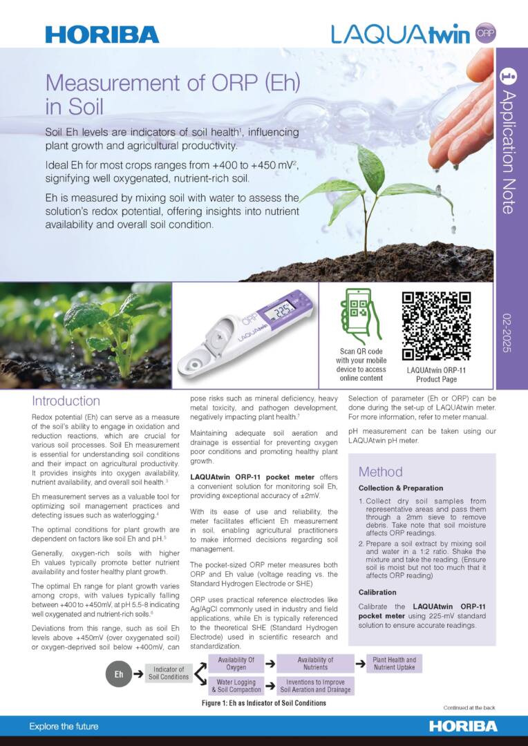 02_2025_Application_Note_Measurement_of_ORP_Eh_in_Soil_Page_1