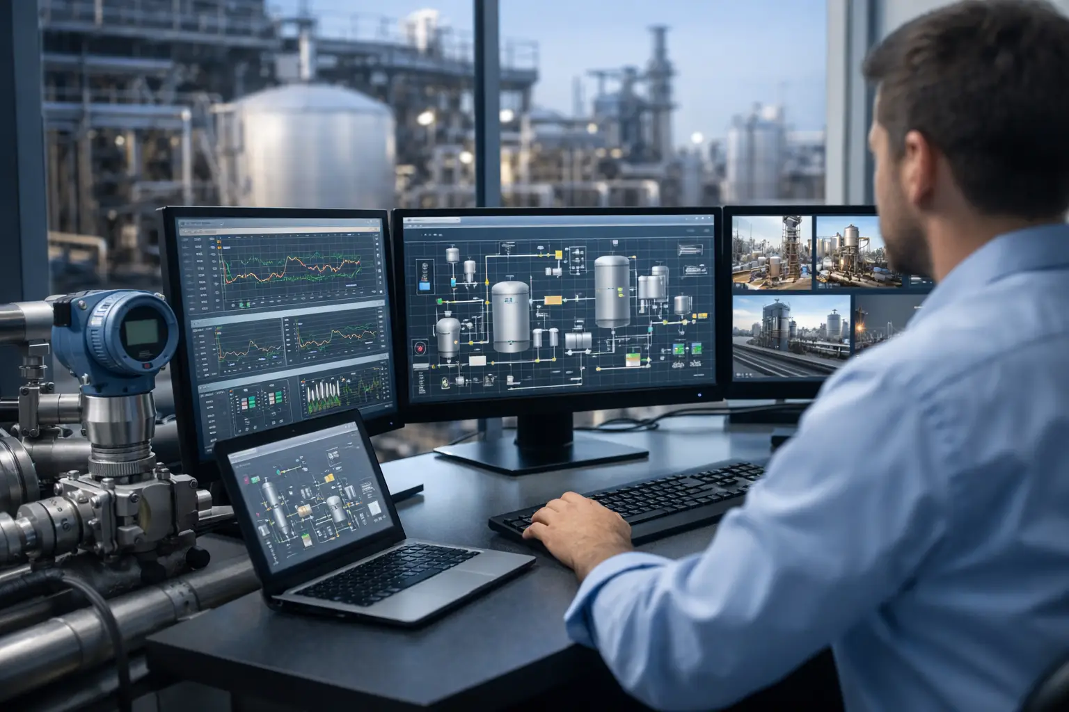 Внедряване на SCADA измервателна система